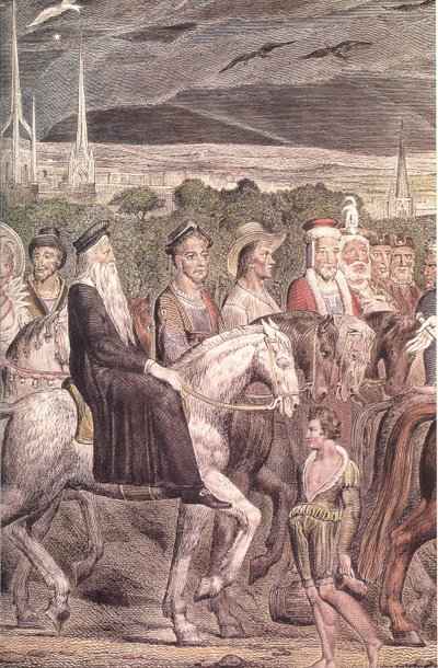 Blake-Cant-peregrinos (detalle) de William Blake